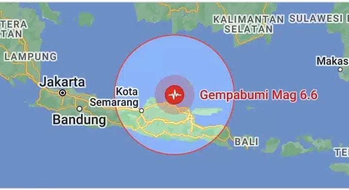 Gempa Laut Jawa Blitar