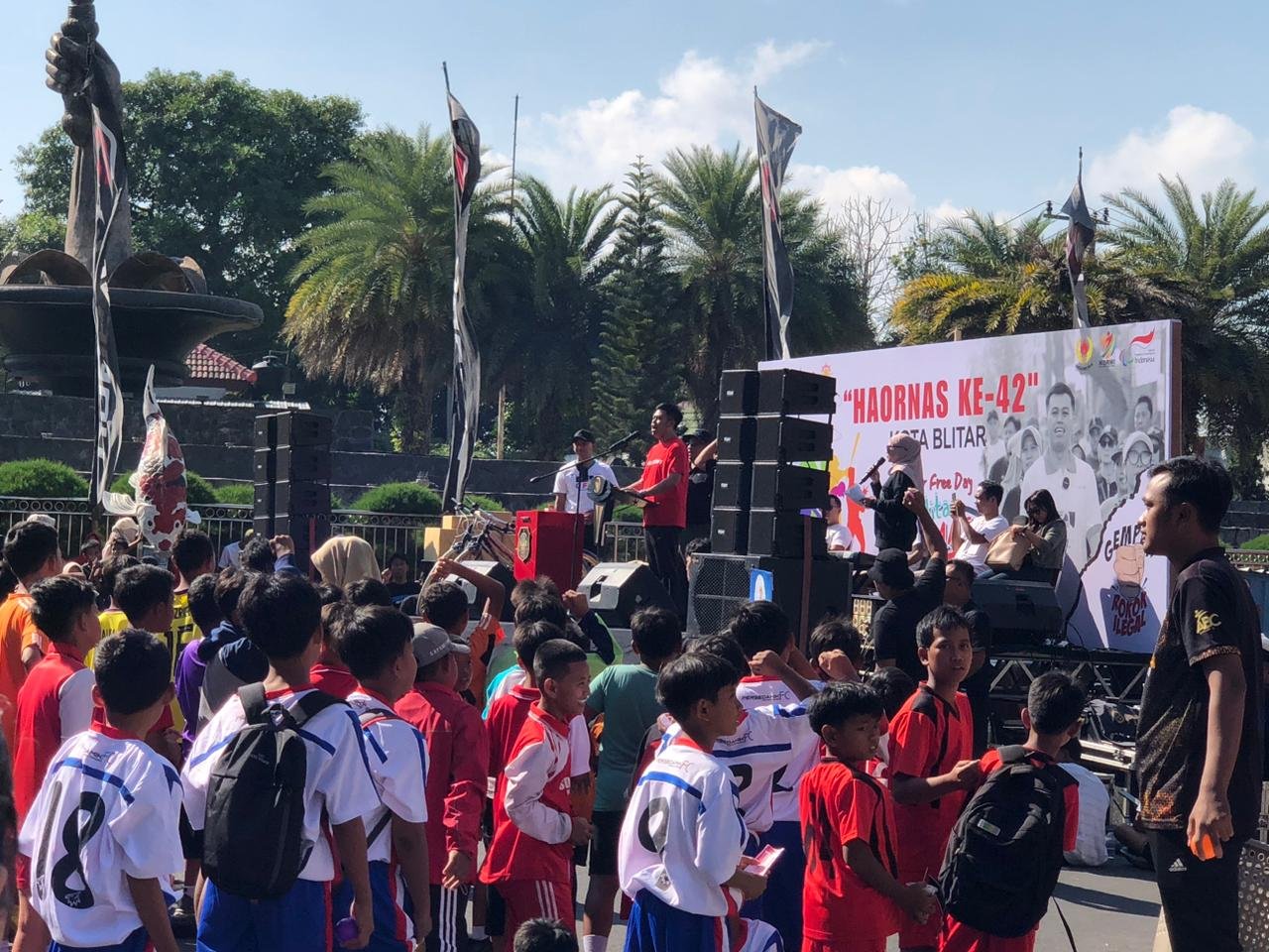 Peringatan Haornas di Kota Blitar, Momentum Perkuat Semangat Olahraga Pelajar
