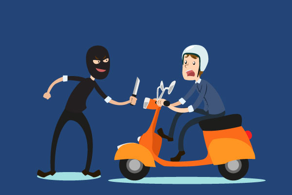 ilustrasi tindak kriminal pembegalan