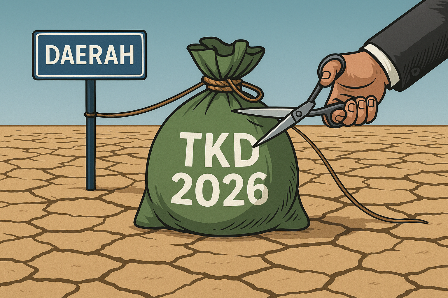 ilustrasi pemangkasan TKD 2026