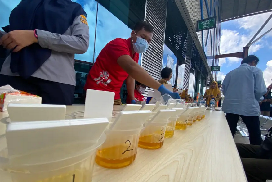 Tes Urine Mendadak di Terminal Patria Blitar, Seorang Sopir Bus Terindikasi Sabu dan Kabur