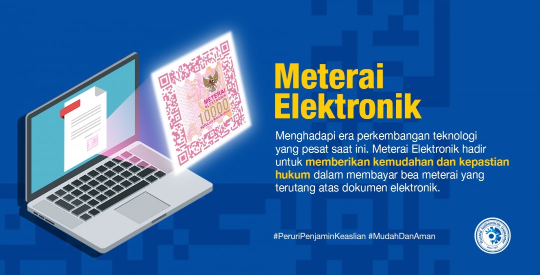 e-meterai resmi PERURI