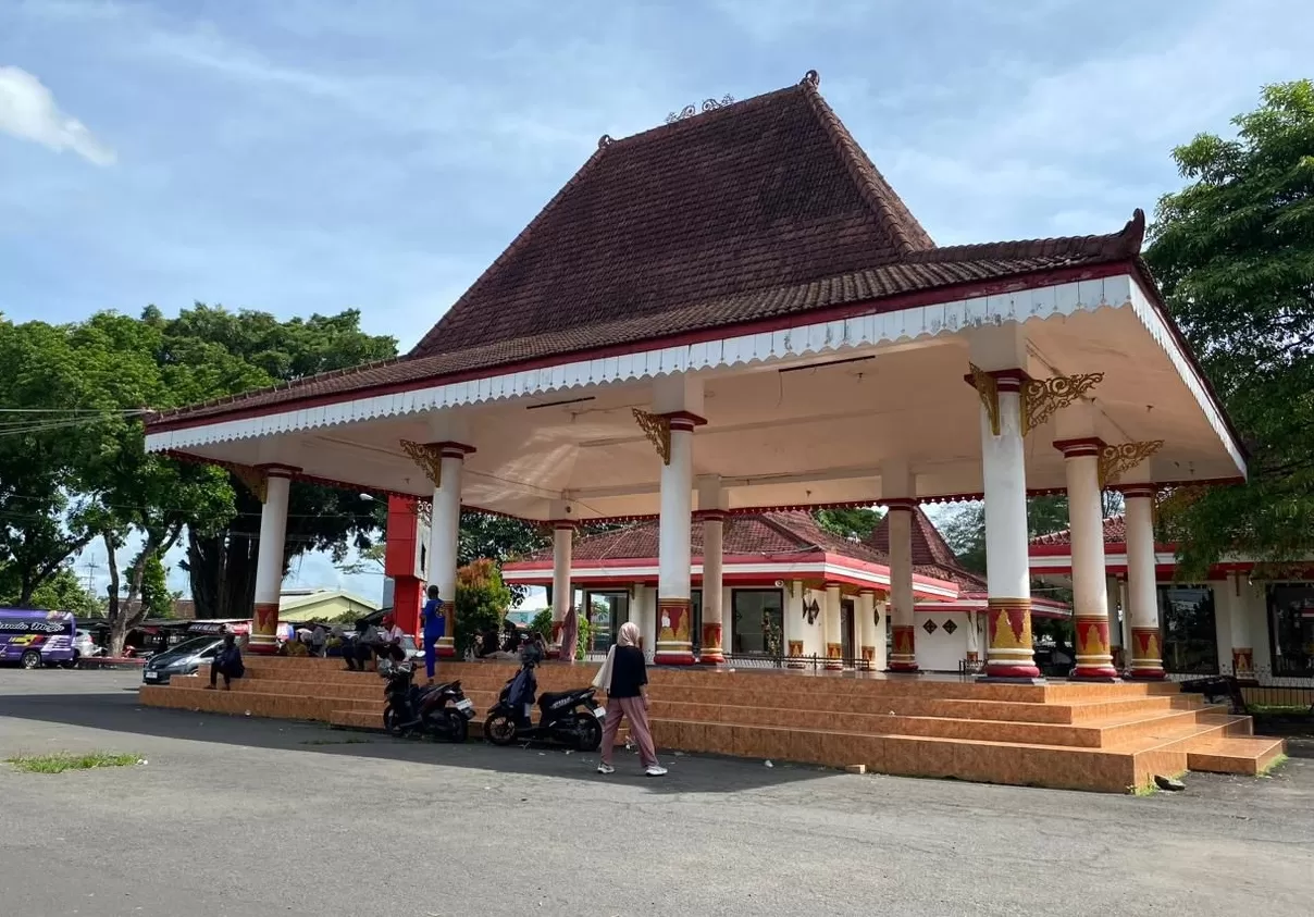 anjungan di PIPP Blitar yang disiapkan untuk pusat seni budaya