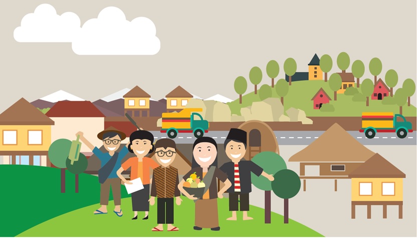 ilustrasi lembaga kemasyarakatan kelurahan