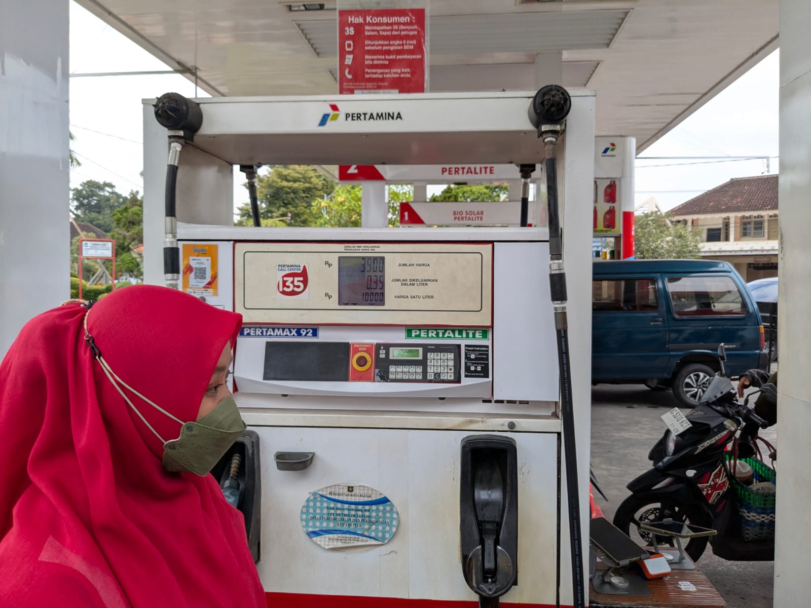 Disperindag Kota Blitar Cek Takaran BBM di SPBU Jelang Lebaran